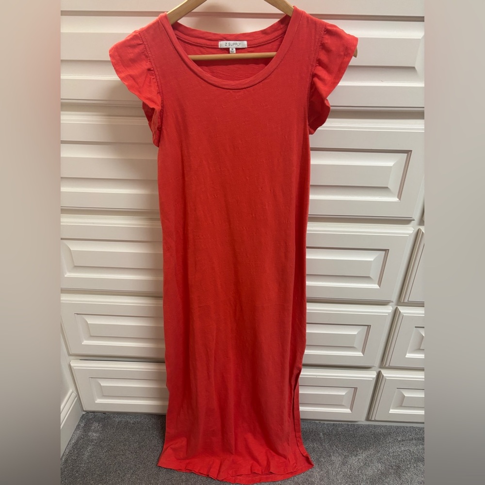 Z Supply for Evereve Orange Sheath Maxi Dress